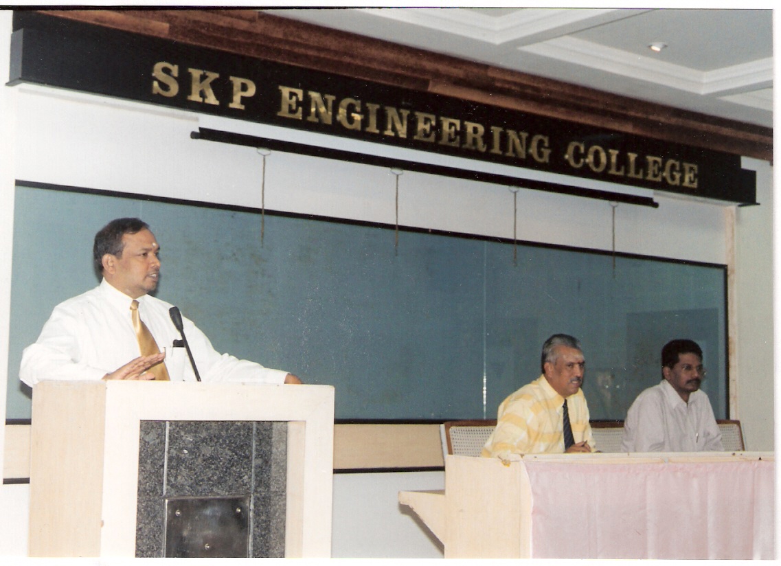 CAREER DEVELOPMENT SEMINAR AT  SKP ENGG. COLLEGE