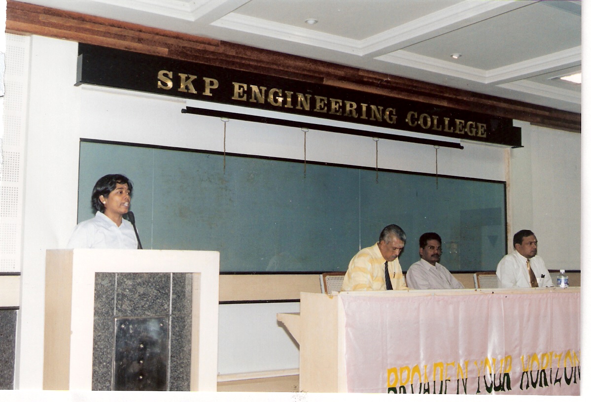 CAREER DEVELOPMENT SEMINAR AT  SKP ENGG. COLLEGE