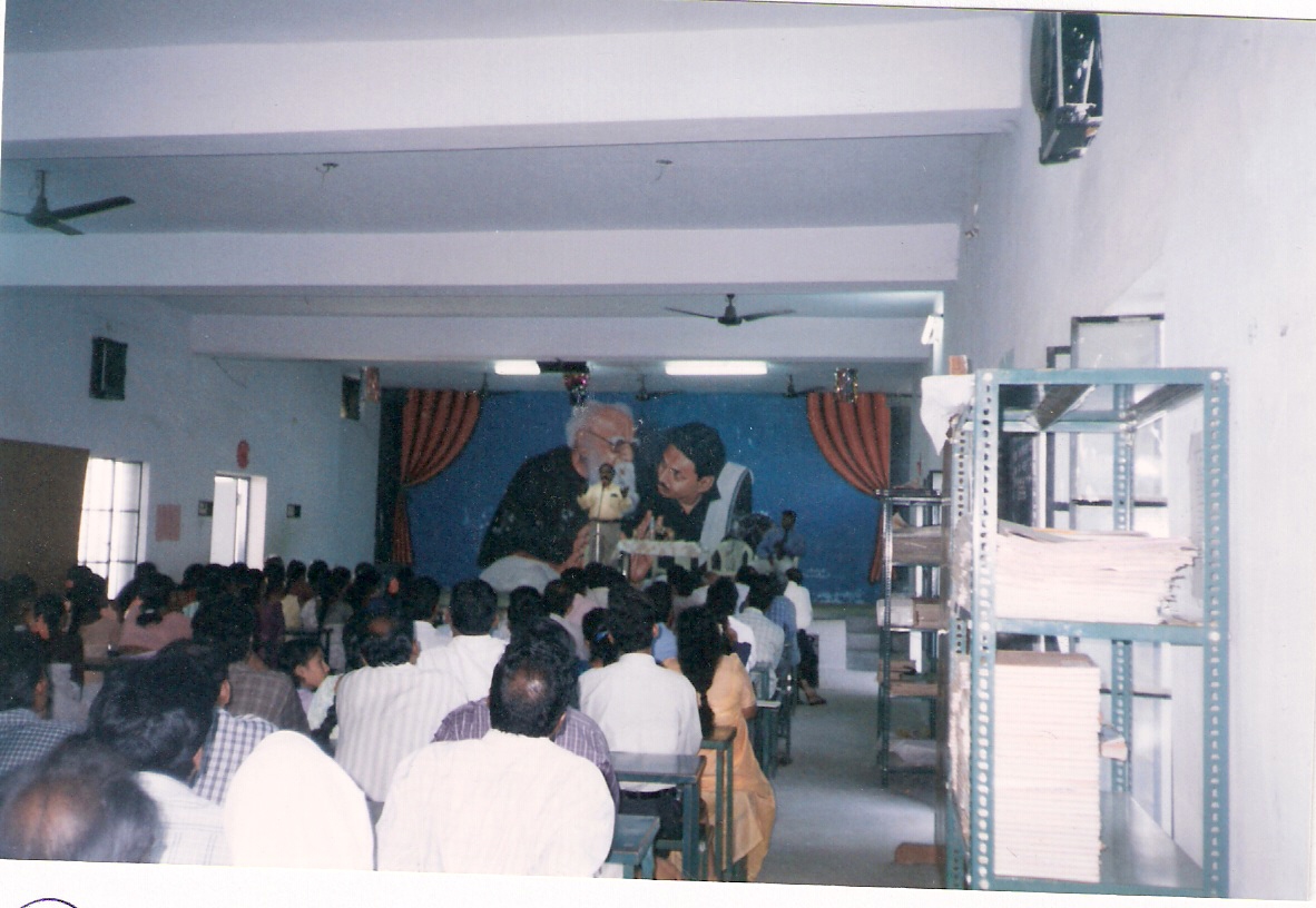 A SEMINAR AT AN ENGINEERING COLLEGE IN TANJORE 