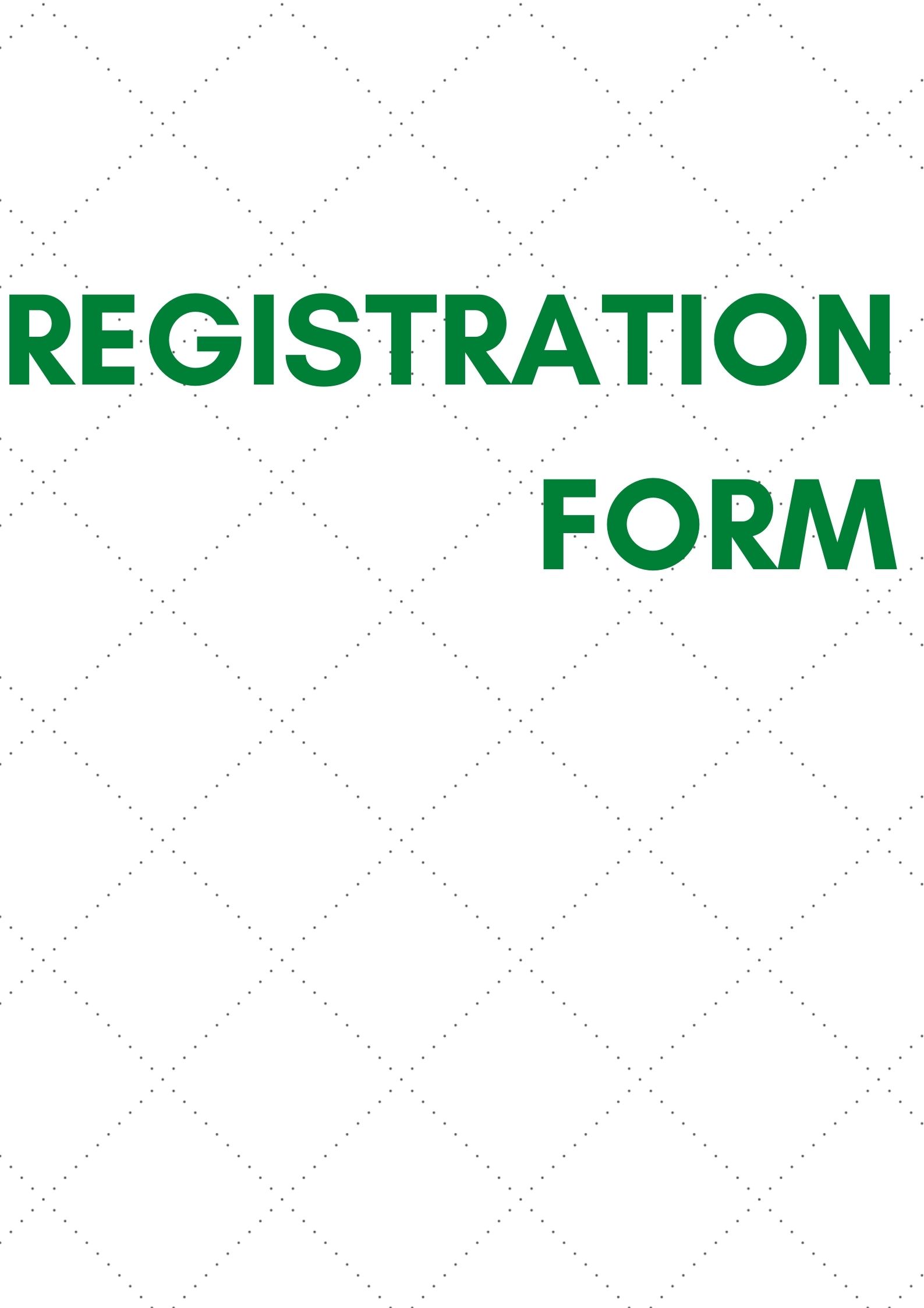 REGISTRATION FORM 